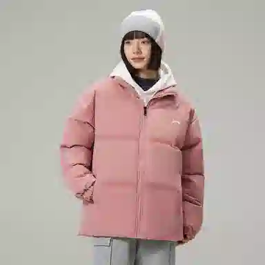 贵人鸟 宽松立领落肩面包棉服 男女同款