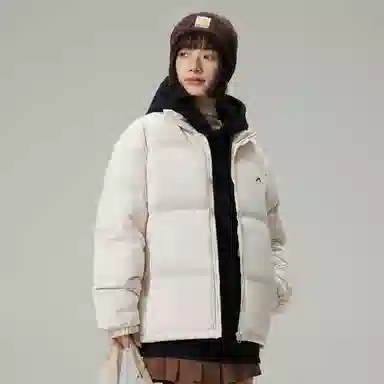 贵人鸟 宽松立领落肩面包棉服 男女同款