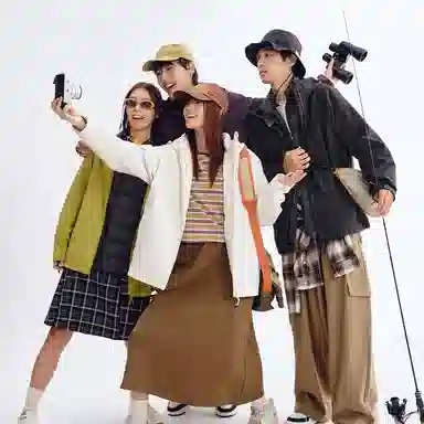 特步  羽翼 户外纯色可拆帽羽绒三合一  防水防风透气轻量冲锋衣 男女同款 正黑色