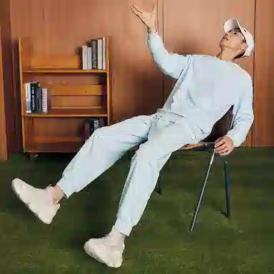 特步 休闲活力长袖针织套装 男女同款