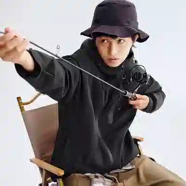 特步  羽翼 户外纯色可拆帽羽绒三合一  防水防风透气轻量冲锋衣 男女同款 正黑色