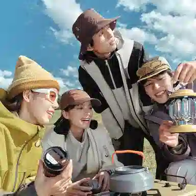 特步  羽翼 摇粒三合一可拆卸 简约工装风防风户外时尚情侣外套 防水冲锋衣  男女同款 暗夜紫