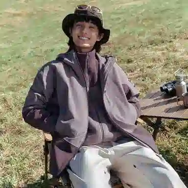 特步  羽翼 摇粒三合一可拆卸 简约工装风防风户外时尚情侣外套 防水冲锋衣  男女同款 暗夜紫