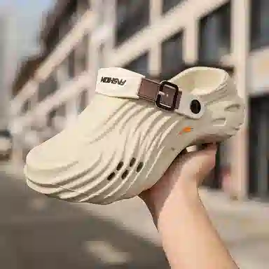 金莱克 时尚简约气质 防臭防滑包头拖鞋 男女同款