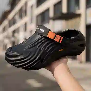 金莱克 时尚简约气质 防臭防滑包头拖鞋 男女同款