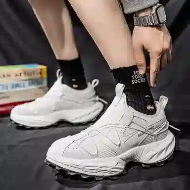 金莱克 潮流时尚 休闲运动 防滑增高支撑 低帮 老爹鞋 男款