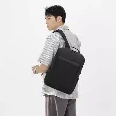 探界者 经典都市潮流通勤出行优选简约立体有型 防泼水牛津布 背包双肩包 常规 男女同款情侣款 黑色/深灰色/浅灰色/蓝色