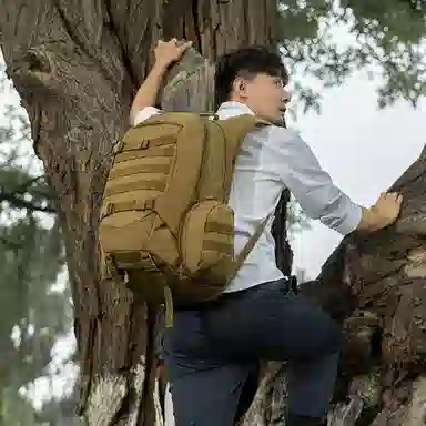 探界者 大容量战术包结实抗划耐用 涤纶 背包双肩包 常规 男款 黑色/军绿色/卡其色