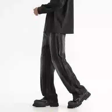 EPTISON Retro Loose Jeans Black