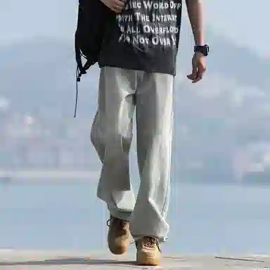 布客行 多风格融合垂坠感显高显瘦直筒长裤牛仔裤 男女同款