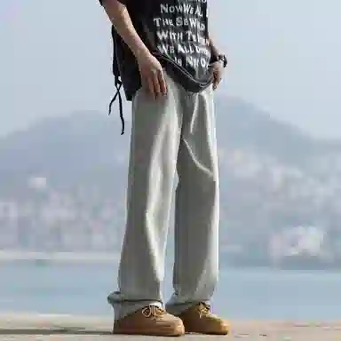 布客行 多风格融合垂坠感显高显瘦直筒长裤牛仔裤 男女同款