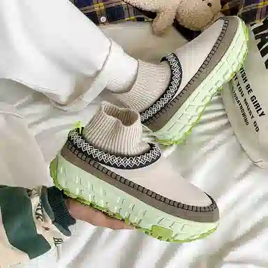 牛反绒 保暖耐磨增高防滑包裹性 通勤百搭 时尚潮流 短筒 雪地靴 男女同款