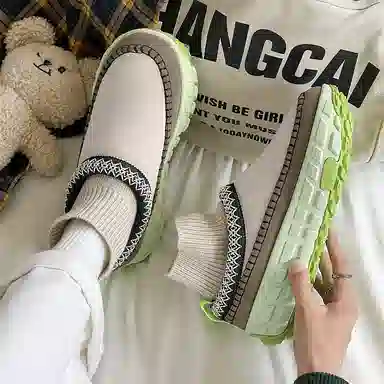 牛反绒 保暖耐磨增高防滑包裹性 通勤百搭 时尚潮流 短筒 雪地靴 男女同款