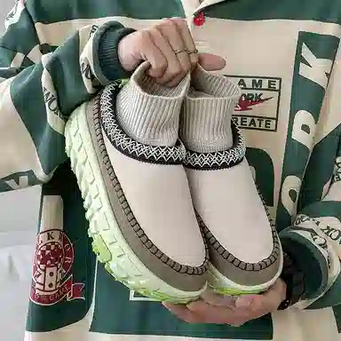 牛反绒 保暖耐磨增高防滑包裹性 通勤百搭 时尚潮流 短筒 雪地靴 男女同款