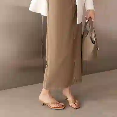 蓉城鞋王 经典时尚 潮流舒适人字拖鞋 女款