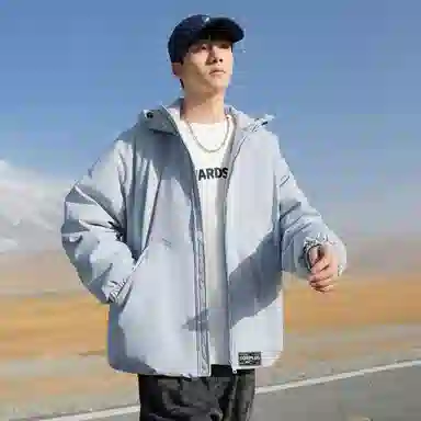 SOIEPLUS 90 White Duck Down Hoodie