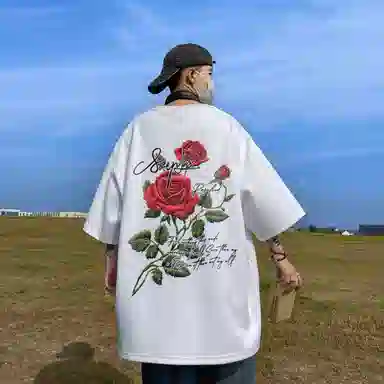 SOIEPLUS Retro Rose Logo T-Shirt