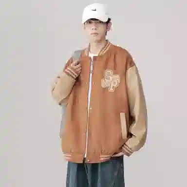 SOIEPLUS Retro Street Baseball Jacket