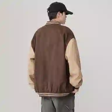 SOIEPLUS Retro Street Baseball Jacket