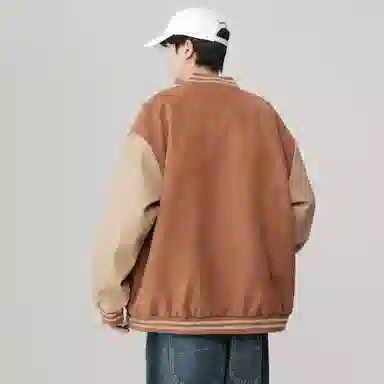 SOIEPLUS Retro Street Baseball Jacket