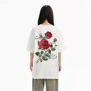 SOIEPLUS Retro Rose Logo T-Shirt