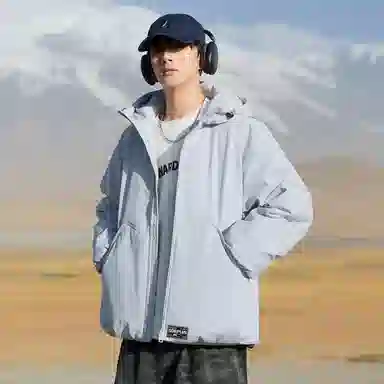 SOIEPLUS 90 White Duck Down Hoodie