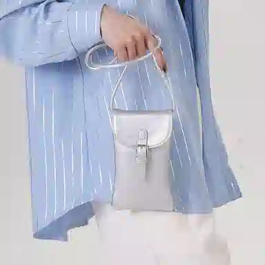 都宝路 韩版时尚轻便百搭休闲 合成革 单肩斜挎手机包 小号 女款 多色