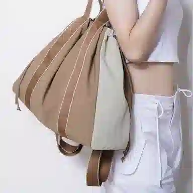 都宝路 美拉德拼色多功能 织物 手提包 女款 多色