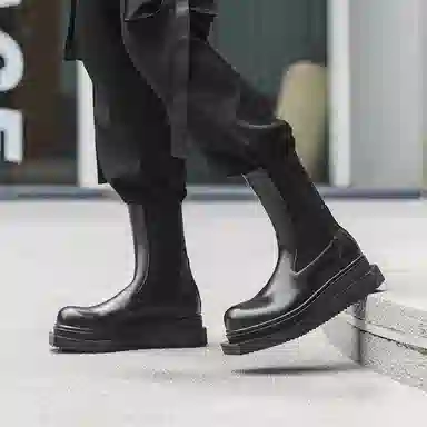 Jianxiu Chelsea Boots Black