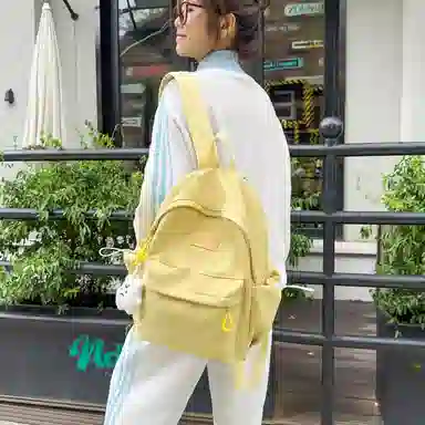 芭菲尼 百搭时尚 尼龙 双肩包 女款 多色