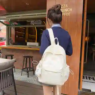 芭菲尼 百搭时尚 尼龙 双肩包 女款 多色