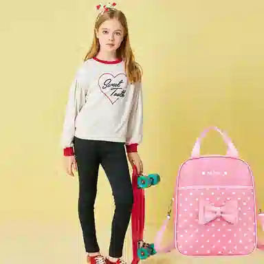 芭菲尼 儿童补习袋补课包舞蹈培训招生小学生斜挎单肩手提美术袋 尼龙 斜挎包