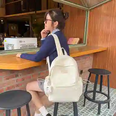 芭菲尼 百搭时尚 尼龙 双肩包 女款 多色