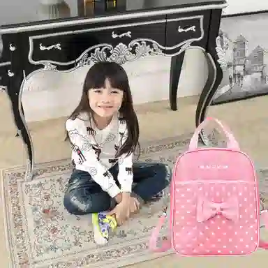 芭菲尼 儿童补习袋补课包舞蹈培训招生小学生斜挎单肩手提美术袋 尼龙 斜挎包