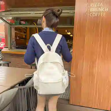 芭菲尼 百搭时尚 尼龙 双肩包 女款 多色