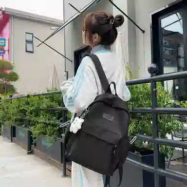 芭菲尼 百搭时尚 尼龙 双肩包 女款 多色