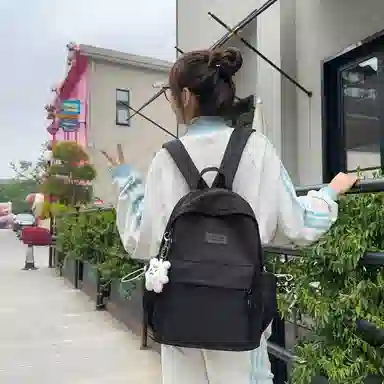 芭菲尼 百搭时尚 尼龙 双肩包 女款 多色