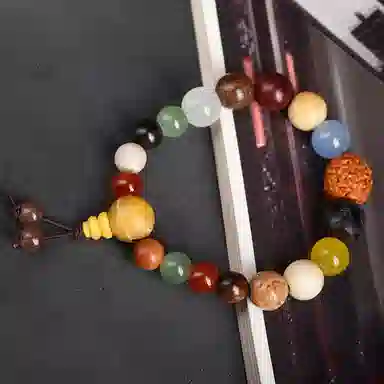 喜宝春花 诸事喜乐国风小众新中式复古新中式百搭福禄吉祥时尚百搭好运 菩提根 手串 男女同款情侣款