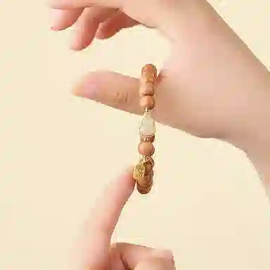 喜宝春花 福运葫芦诸事喜乐国风小众新中式复古新中式百搭福禄吉祥时尚百搭好运 绿檀 手串 男女同款情侣款