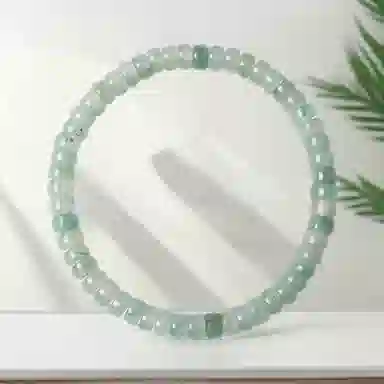 喜宝春花 飘绿桶珠 诸事喜乐国风小众新中式复古新中式百搭福禄吉祥时尚百搭好运 非洲翠 手串 男女同款情侣款