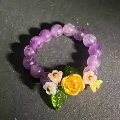 【九紫离火灵隐上上签】 喜宝春花 桃花灼灼国风纳福新中式天然 紫水晶 戒指 女款
