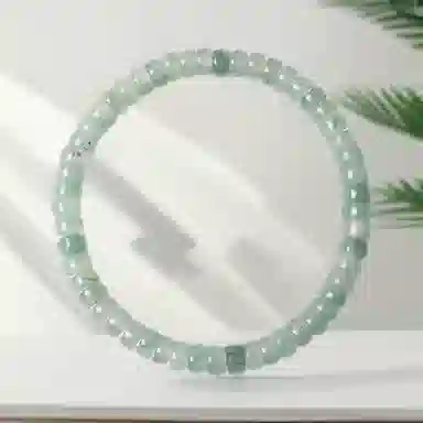喜宝春花 飘绿桶珠 诸事喜乐国风小众新中式复古新中式百搭福禄吉祥时尚百搭好运 非洲翠 手串 男女同款情侣款