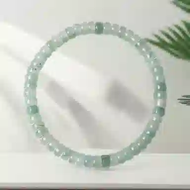 喜宝春花 飘绿桶珠 诸事喜乐国风小众新中式复古新中式百搭福禄吉祥时尚百搭好运 非洲翠 手串 男女同款情侣款