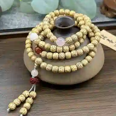 喜宝春花 莲花 诸事喜乐国风小众新中式复古新中式百搭福禄吉祥时尚百搭好运 星月菩提 手串 男女同款情侣款