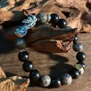 【八方来财貔貅12生肖顺利八大守护神本命佛】 喜宝春花 诸事顺利平安喜乐国风新中式福禄吉祥小众佛珠百搭好运 黑檀 手串 男女同款情侣款