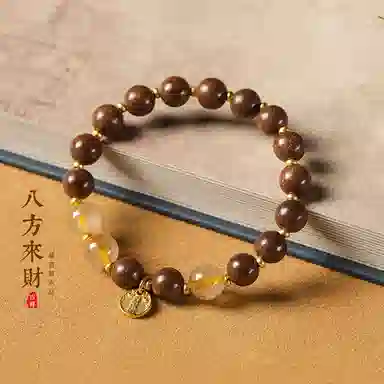 【福庙流通处】 喜宝春花 事事顺心平安喜乐安神静心有助睡眠 小众复古轻奢古风国风民族风#好运 合香珠 手串 男女同款情侣款