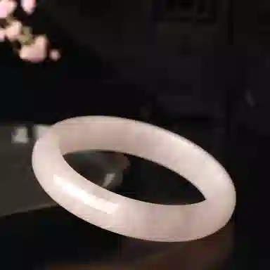喜宝春花 正缘桃花诸事顺利福禄平安平安喜乐小众百搭素圈福气转运 国风新中式礼盒款#好运 水晶 手镯 男女同款情侣款