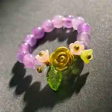 【九紫离火灵隐上上签】 喜宝春花 桃花灼灼国风纳福新中式天然 紫水晶 戒指 女款