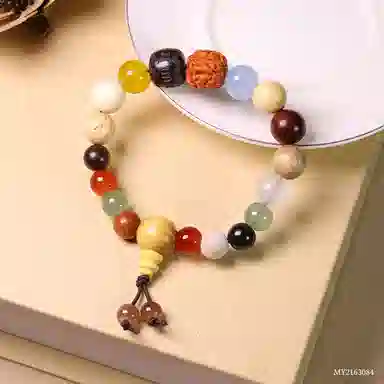 喜宝春花 诸事喜乐国风小众新中式复古新中式百搭福禄吉祥时尚百搭好运 菩提根 手串 男女同款情侣款
