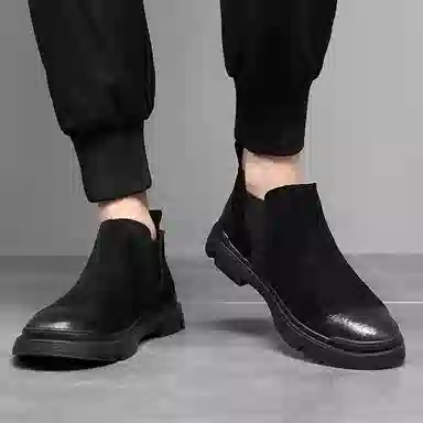 百伦韩 英伦风小众简约舒适时尚 切尔西靴 男款